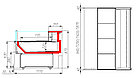 Холодильная витрина Сarboma Bavaria 2 GC110 SM 0,94-2 (с боковинами и стеклом) СТАНДАРТ открытая +2...+6, фото 3