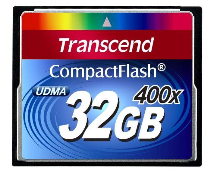 Карта памяти Compact Flash Transcend 400х 32GB - фото 1 - id-p13632172