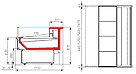 Холодильная витрина Сarboma Bavaria 2 GC110 SP 2,0-2 (с боковинами и стеклом) СТАНДАРТ рыба на льду -1...+2, фото 3