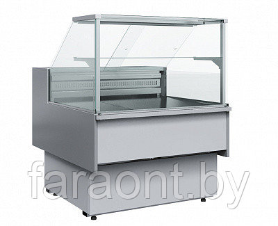 Холодильная витрина Сarboma Bavaria 2 GC110 VM 0,94-1 (с боковинами и стеклом) СТАНДАРТ (динамика)  0...+7