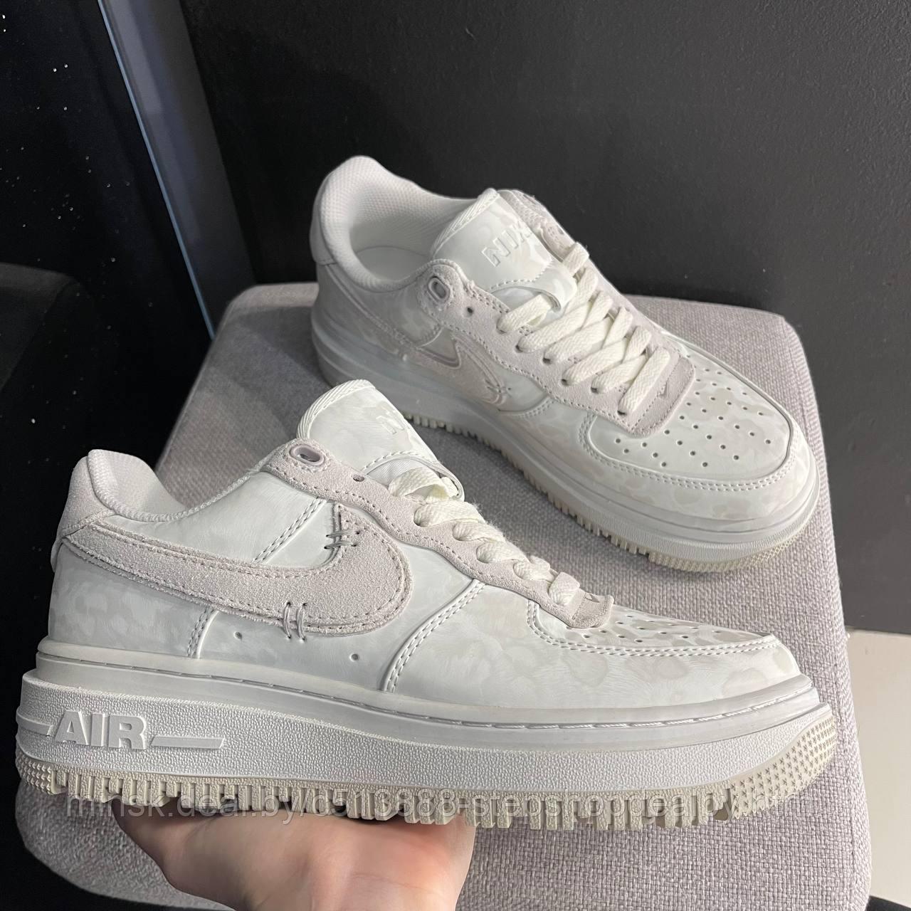 КРОССОВКИ Nike Air Force 1 Low Luxe Summit White Light Bone 42 - фото 1 - id-p189451340