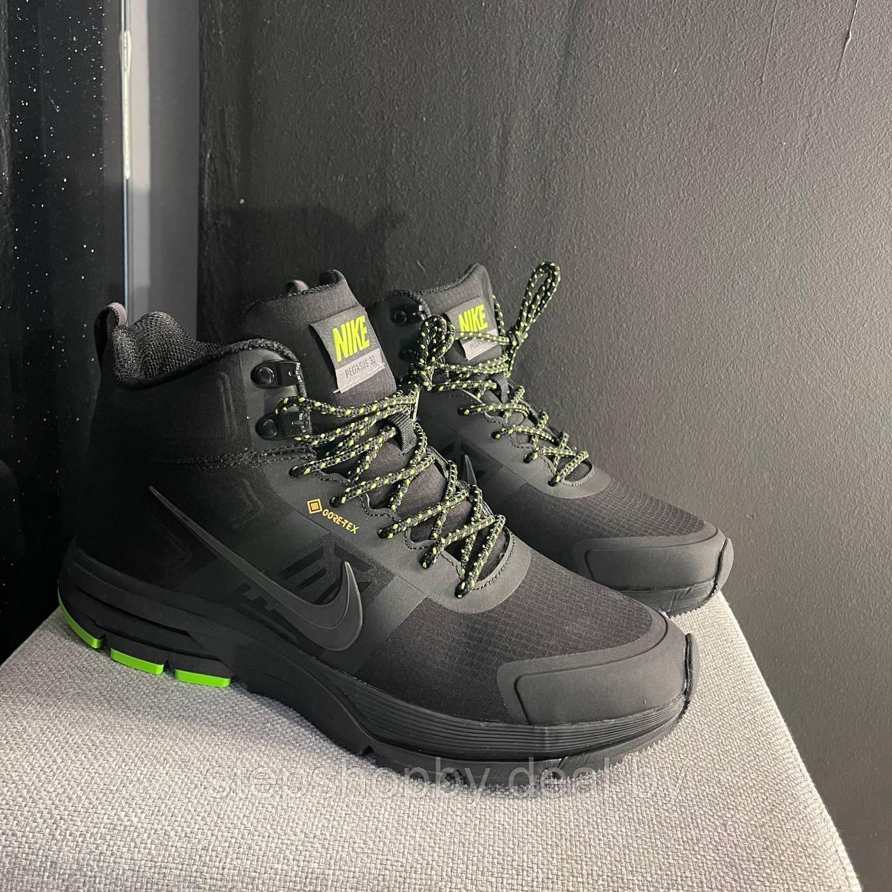 ЗИМНИЕ КРОССОВКИ Nike Air Relentless 26 Высокие BLACK/GREEN