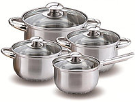 Набор посуды из нержавеющей стали Kelli (8 предметов) KL-4202