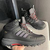 ЗИМНИЕ КРОССОВКИ ADIDAS NITE JOGGER ВЫСОКИЕ BLACK 42