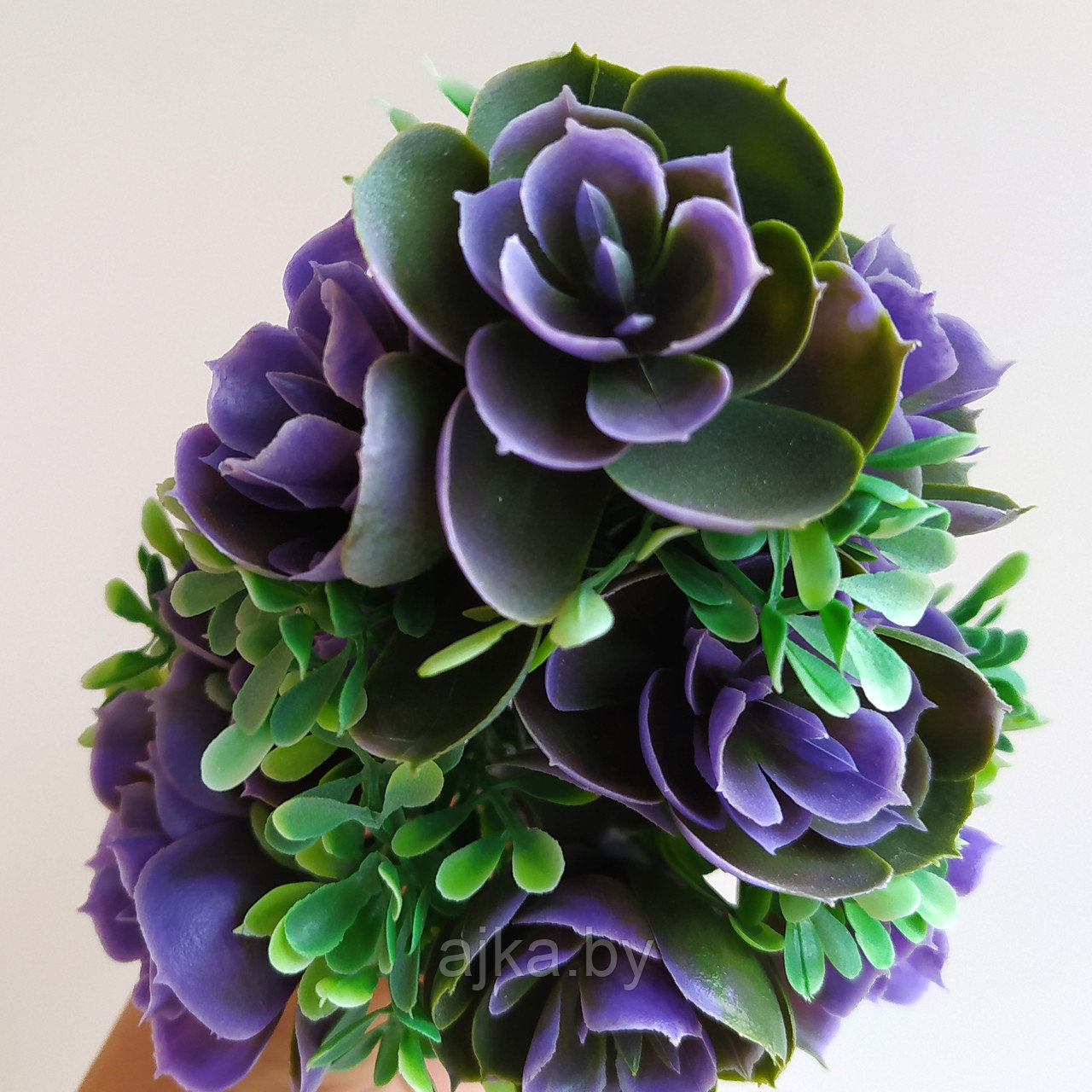 Букет искусственный Каменная роза Конус, фиолетовый - фото 4 - id-p189452067