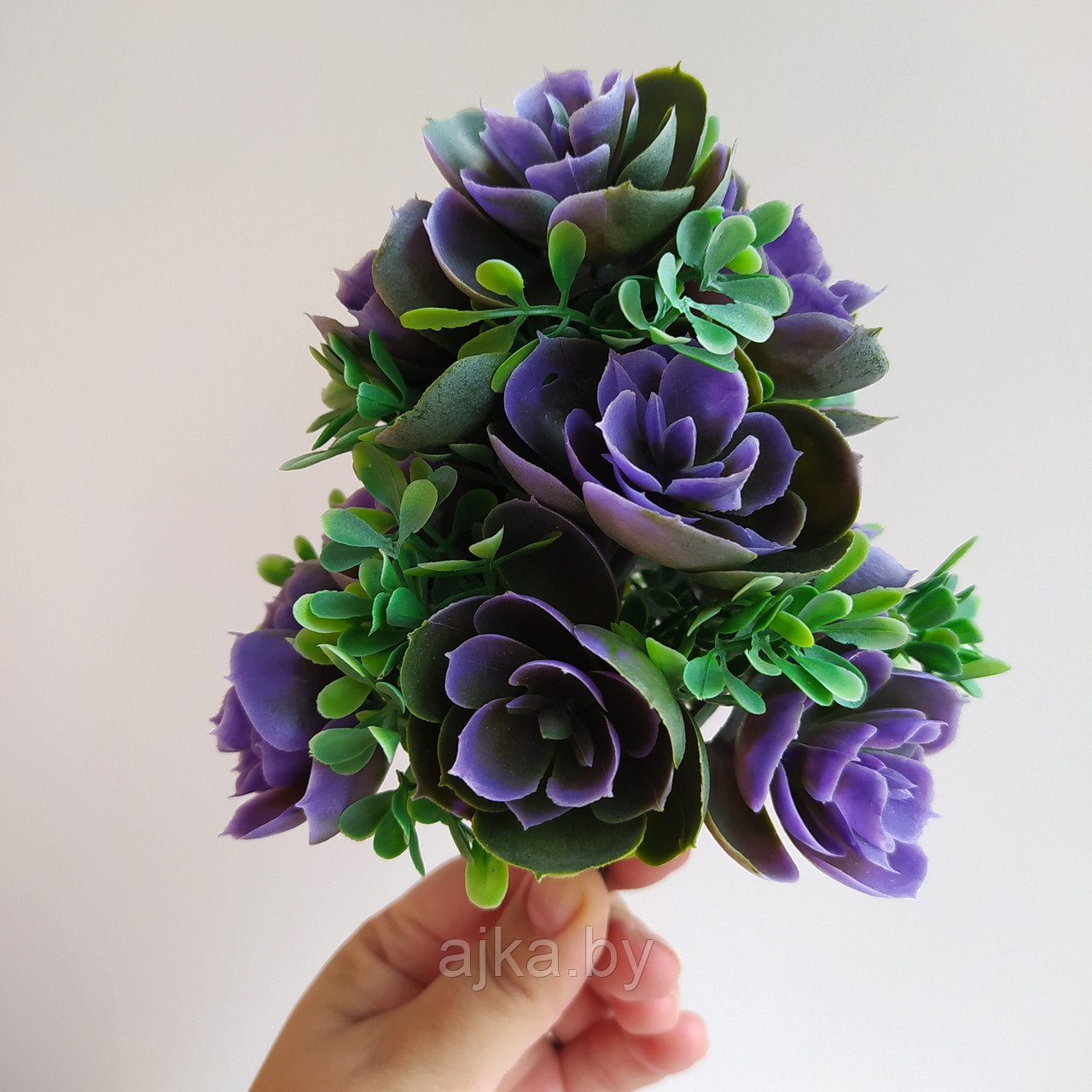 Букет искусственный Каменная роза Конус, фиолетовый - фото 5 - id-p189452067