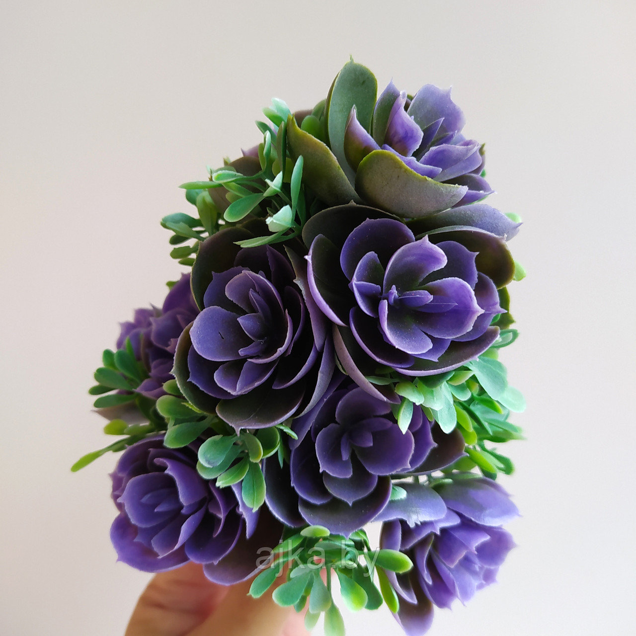 Букет искусственный Каменная роза Конус, фиолетовый - фото 8 - id-p189452067