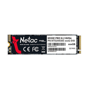 SSD M.2 2280 M PCI Express 3.0 x4 Netac 512GB N930E PRO (NT01N930E-512G-E4X) 2018/1309 MBps TLC