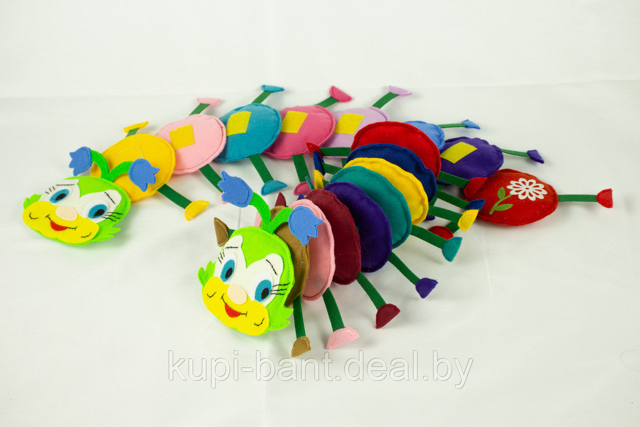 Развивающая игрушка Веселая гусеница - фото 3 - id-p94784272