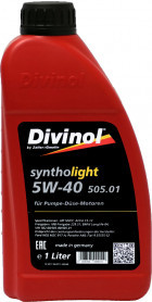 Моторное масло Divinol Syntholight 505.01 5W-40 1л - фото 1 - id-p189470455