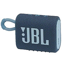 Портативная колонка JBL Go 3 с защитой от воды синяя