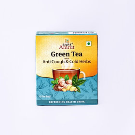Зеленый чай с травами от кашля и простуды (Green Tea with anti Cough & cold herb) 1 саше Индия