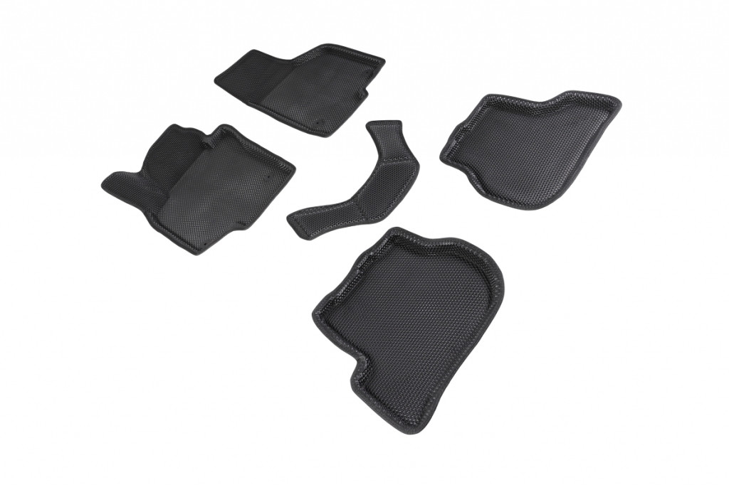 Коврики салона EVA 3D соты для Skoda Octavia A5 2008-2013 Черные