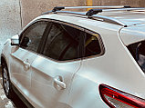 Багажник Turtle Air 1 серебристый на рейлинги Porsche Cayenne, внедорожник, 2002-..., фото 5