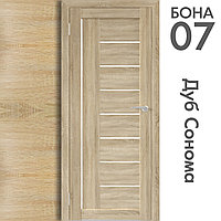 Межкомнатная дверь "БОНА" 07 (Цвета -  Дуб Сонома; Дуб Стирлинг)