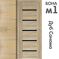 Межкомнатная дверь "БОНА" 01Мч (Цвета -  Дуб Сонома; Дуб Стирлинг)