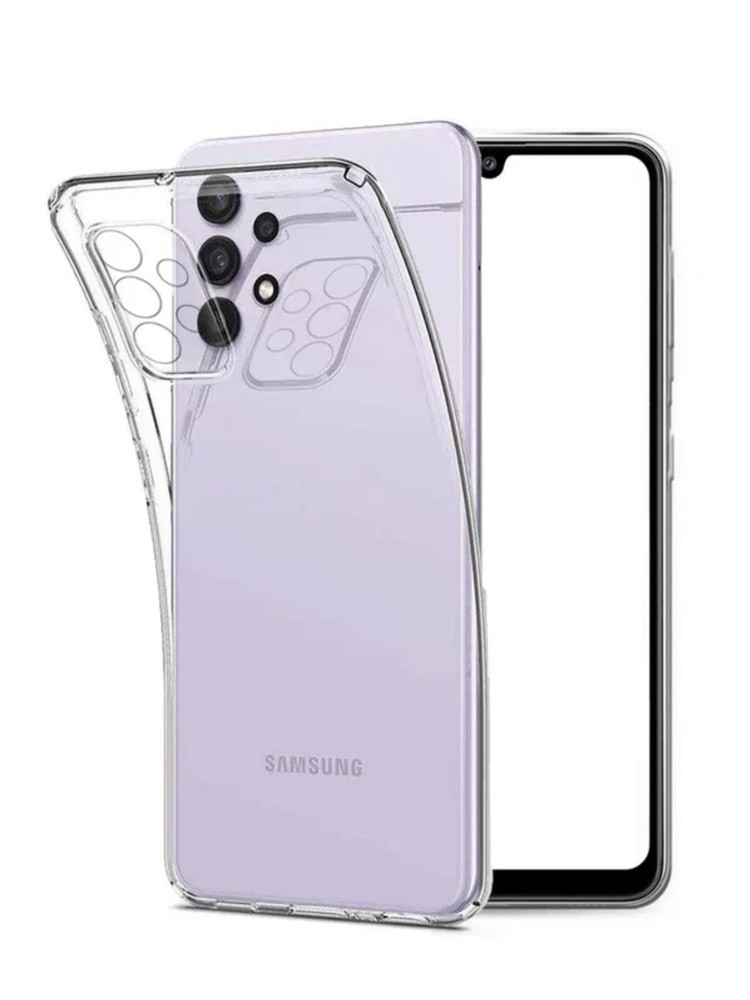 Чехол-накладка для Samsung Galaxy A23 SM-A235 (силикон) прозрачный с защитой камеры - фото 5 - id-p189538609