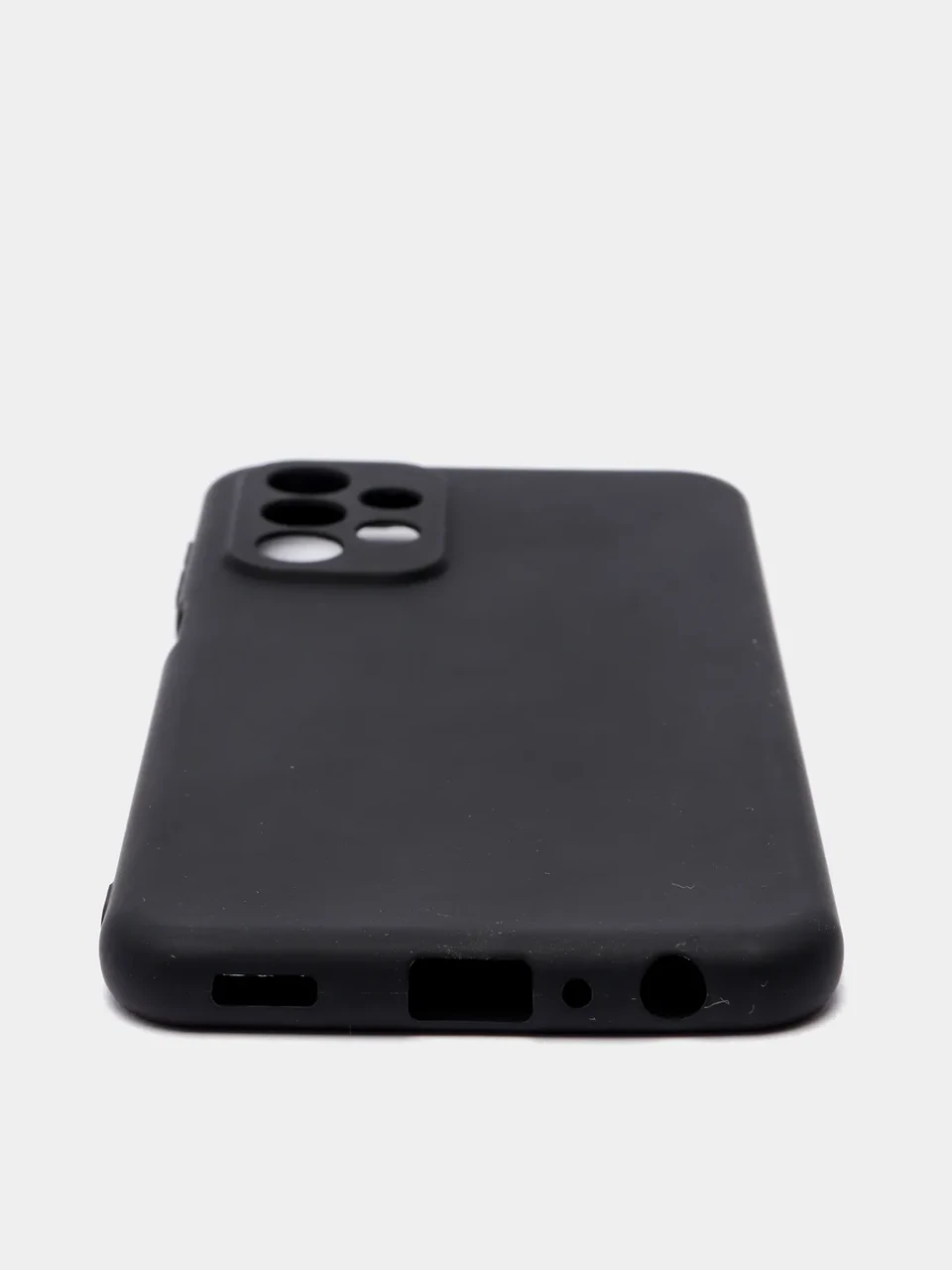 Чехол-накладка для Samsung Galaxy A13 SM-A135 (силикон) черный с защитой камеры - фото 5 - id-p189538963