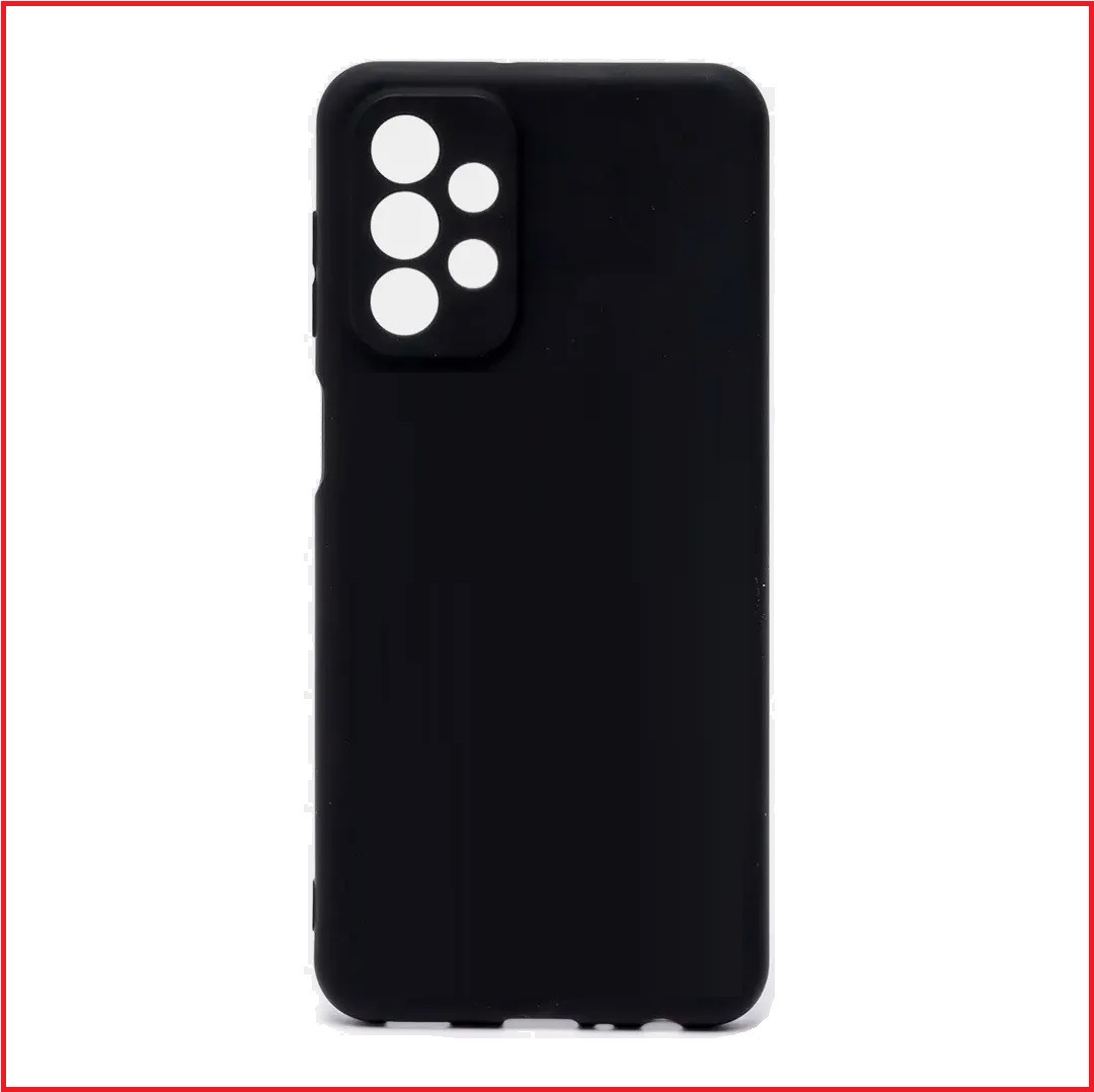 Чехол-накладка для Samsung Galaxy A13 SM-A135 (силикон) черный с защитой камеры - фото 2 - id-p189538963