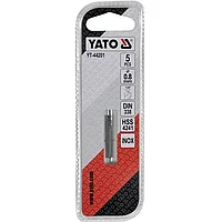 Сверло по металлу (нержавейка, чугун) 0.8мм HSS4241 Premium (5шт) Yato YT-44201