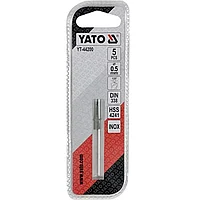 Сверло по металлу (нержавейка, чугун) 0.5мм HSS4241 Premium (5шт) Yato YT-44200