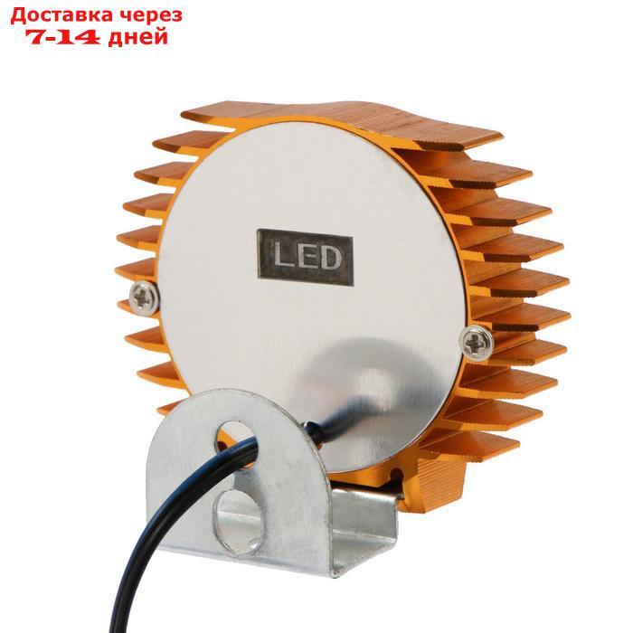 Фара cветодиодная для мототехники, 4 LED, IP65, 4 Вт, направленный свет - фото 5 - id-p189482617
