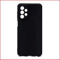 Чехол-накладка для Samsung Galaxy A73 SM-A736 (силикон) черный с защитой камеры