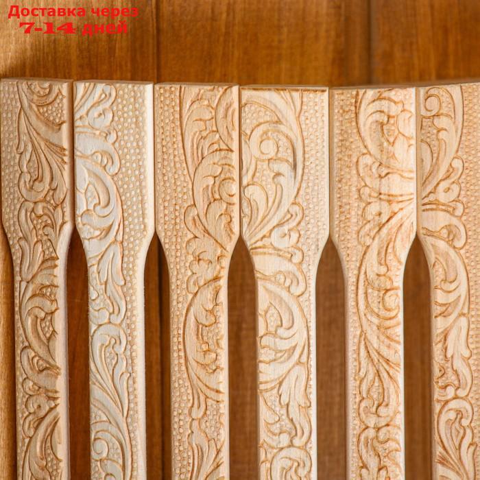 Абажур деревянный угловой "Русские узоры" - фото 5 - id-p188541823