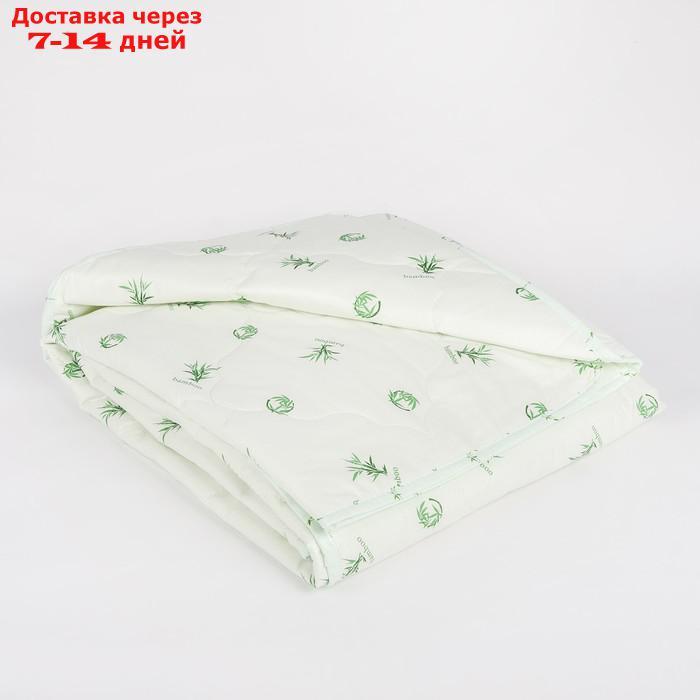 Одеяло облегчённое Адамас "Бамбук", размер 140х205 ± 5 см, 200гр/м2, чехол тик - фото 1 - id-p189484612