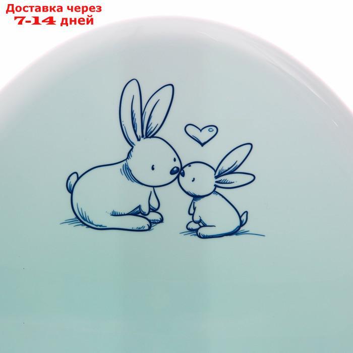 Горшок детский "Кролики", цвет нежно-бирюзовый - фото 2 - id-p189484671