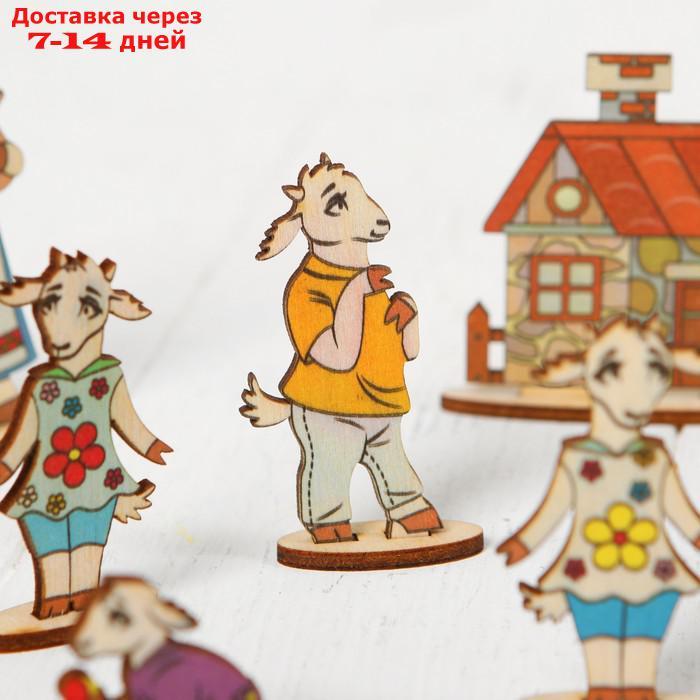 Кукольный театр сказки на столе "Семеро козлят" - фото 4 - id-p189484709