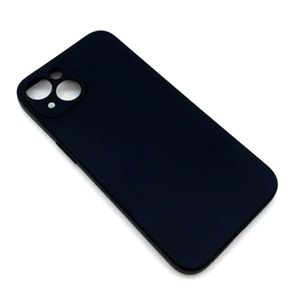 Чехол-накладка для Apple Iphone 14 (силикон) черный с защитой камеры - фото 4 - id-p189539082