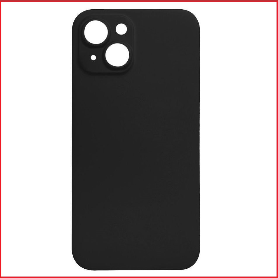 Чехол-накладка для Apple Iphone 14 (силикон) черный с защитой камеры - фото 2 - id-p189539082
