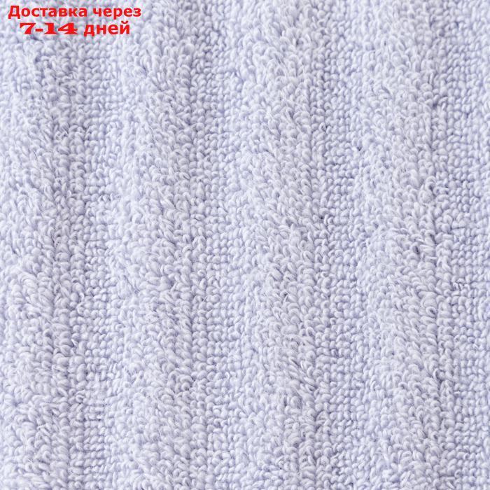 Полотенце махровое Этель "Waves" серый, 70х130 см, 100% хлопок, 460 гр/м2 - фото 3 - id-p189487235