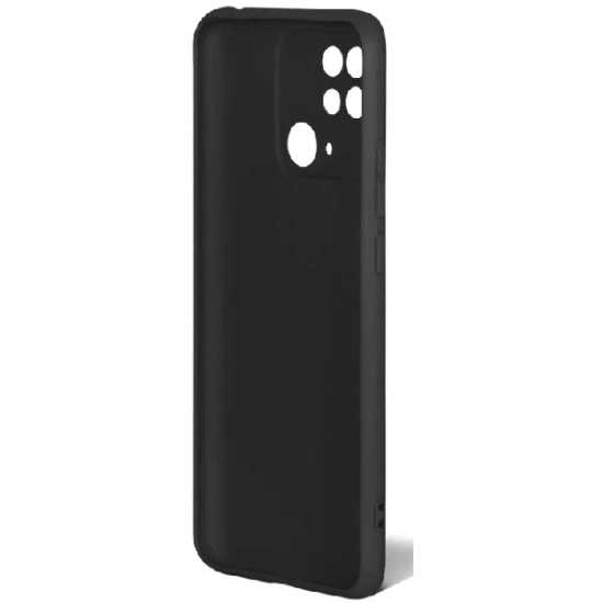 Чехол-накладка для Xiaomi Redmi 10C (силикон) черный с защитой камеры - фото 4 - id-p189539826