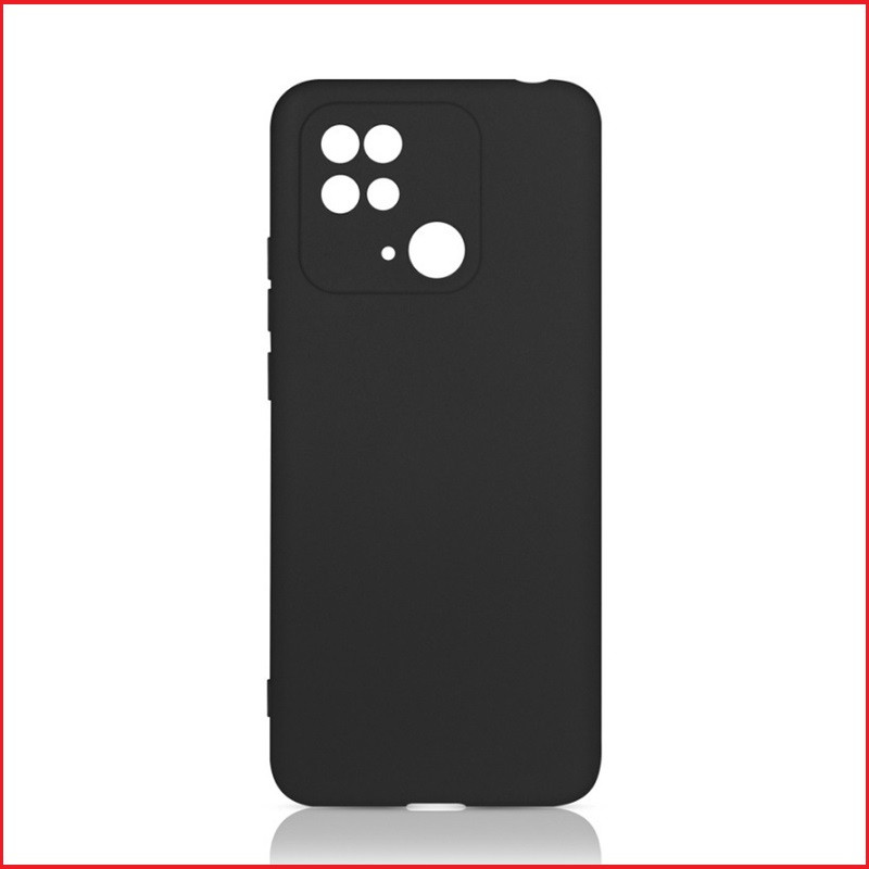 Чехол-накладка для Xiaomi Redmi 10C (силикон) черный с защитой камеры - фото 2 - id-p189539826