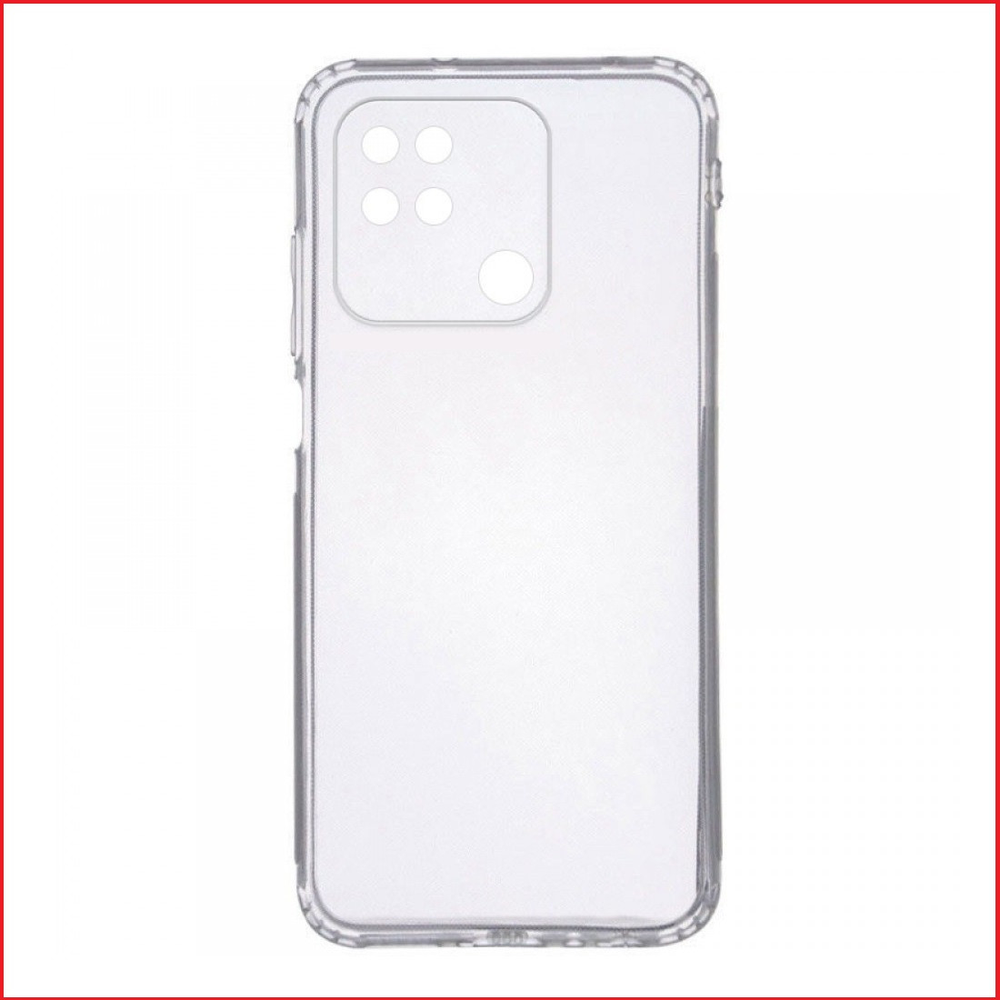 Чехол-накладка для Xiaomi Redmi 10A (силикон) прозрачный с защитой камеры - фото 1 - id-p189539836