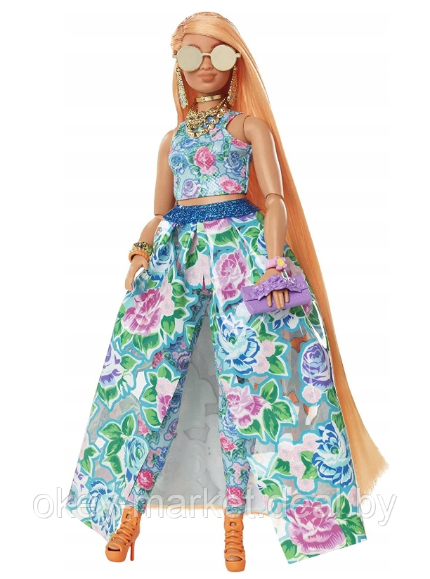 Кукла Barbie Экстра Fancy в цветочном платье HHN14 - фото 4 - id-p189542285