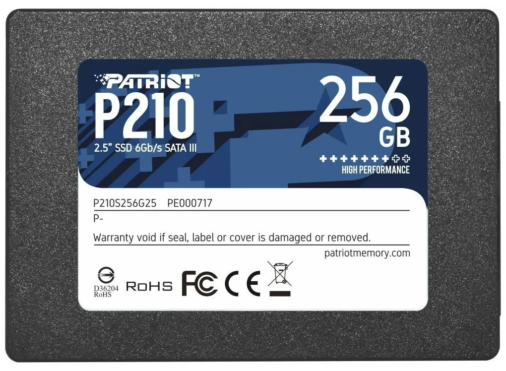 SSD Patriot P210 256GB P210S256G25