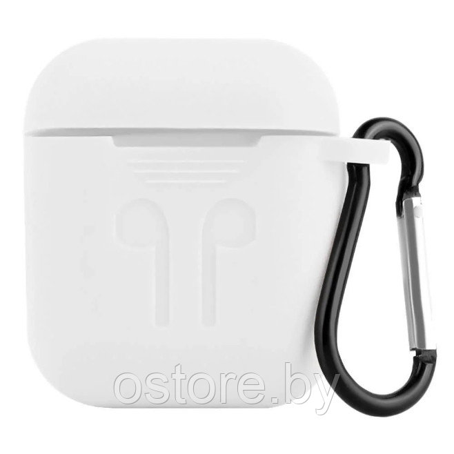 Чехол для наушников Apple AirPods Case Protect с рисунком + Карабин - фото 7 - id-p189543477
