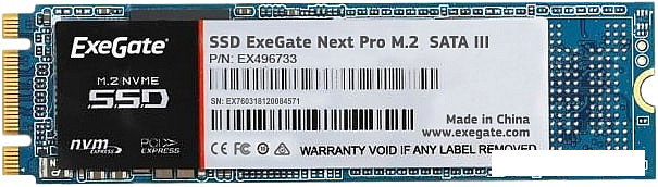 SSD ExeGate Next Pro+ 256GB EX280472RUS, фото 2