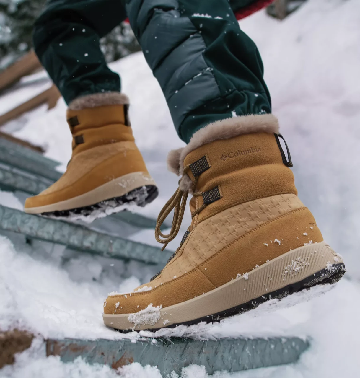 Женские ботинки Columbia SLOPESIDE PEAK™ LUXE Коричневый
