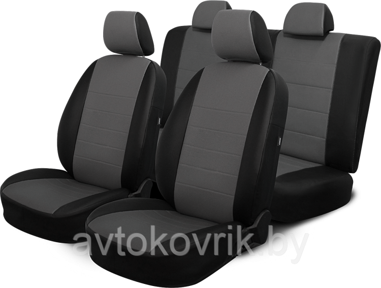 Чехлы на сиденья для Audi A1 sportback 5 дв. (2010-н. в.} экокожа - фото 10 - id-p116374369