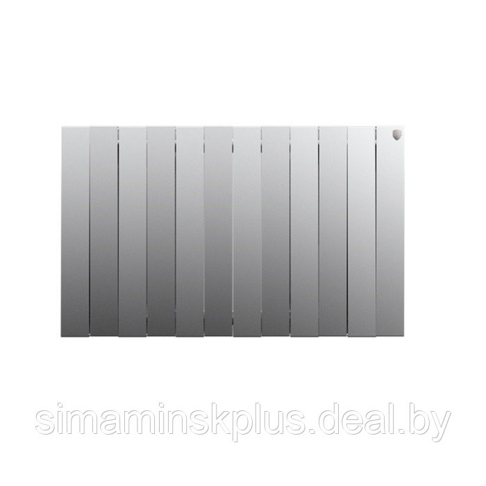 Радиатор биметаллический Royal Thermo PianoForte/Silver Satin, 500 x 100 мм, 12 секций, хром - фото 2 - id-p189550401