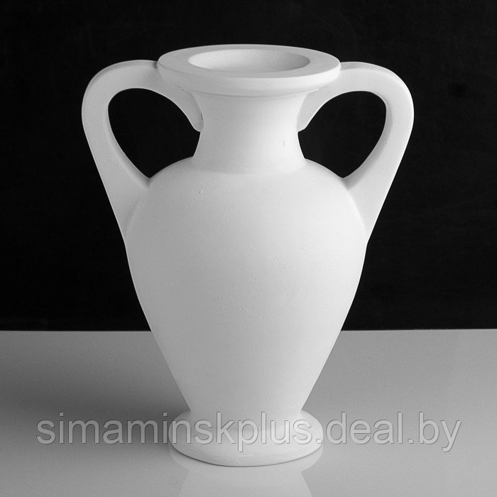 Гипсовая фигура ваза: амфора, 34 х 28,5 х 21 см - фото 1 - id-p189550541
