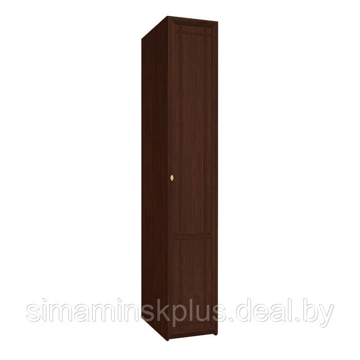 Шкаф для белья Sherlock 611, правый, 400 × 579 × 2300 мм, цвет орех шоколадный - фото 1 - id-p189553058