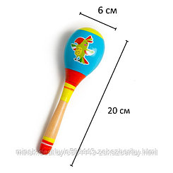 Музыкальная игрушка маракас «Попугай», 20 см