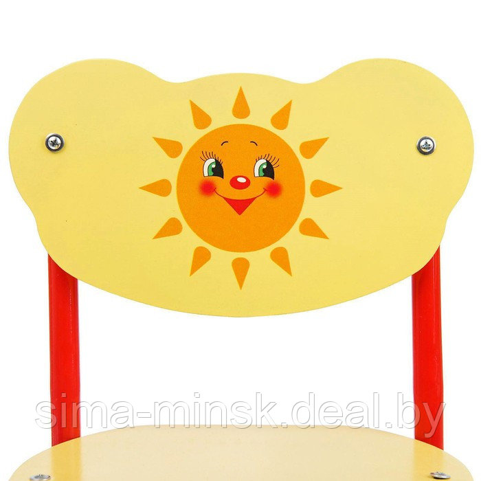 Детский стул «Кузя. Солнышко», регулируемый, разборный - фото 2 - id-p189563723