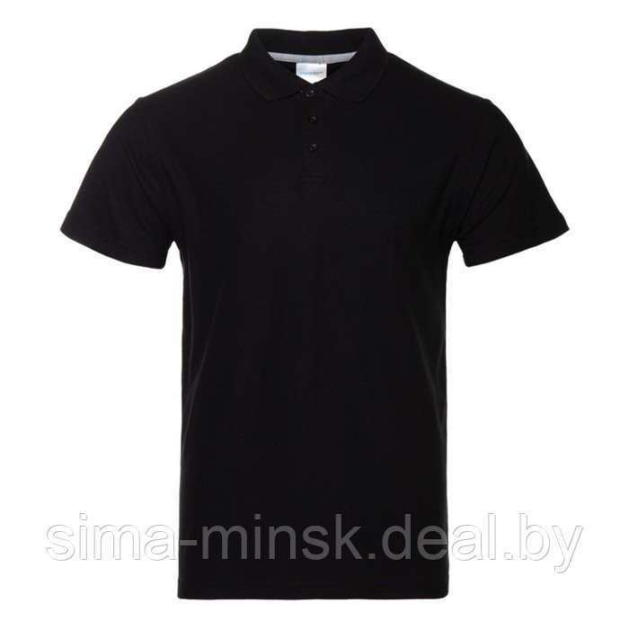 Рубашка мужская, размер L, цвет чёрный - фото 1 - id-p189564701