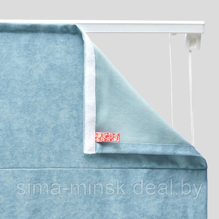 Римская штора «Билли», размер 100х150 см, цвет голубой - фото 5 - id-p189565215